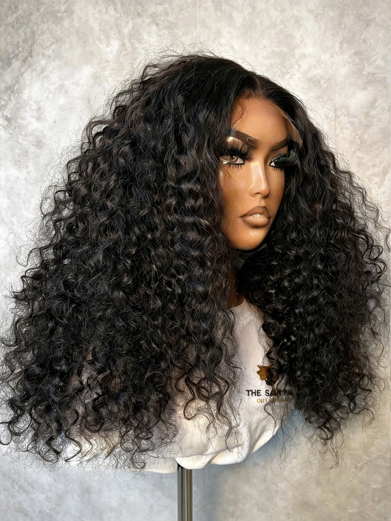 

40 Inch Deep Wave Frontal Wigs 250% Density 13x4 13x6 HD Lace Frontal Wigs For Women Remy Deep Curly Human Hair Wigs