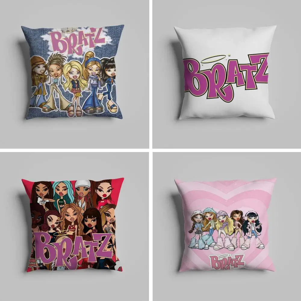 

Pillow Case luxurious home office, sofa decorative Multi sized car seat cushions, pillowcases BRATZ cute
