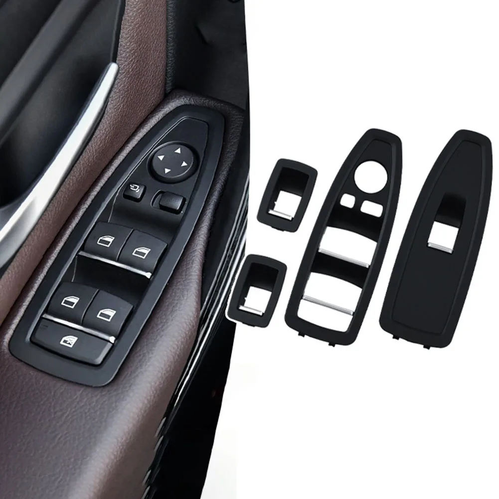 /Black /ABS /Door Window Regulator Button Cover Trim For For BMW F20 F30 F31 F34 F36 X1 F48 X2 F39 LHD Car Interior Lift Switch