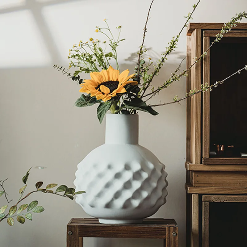 

YFY ceramic flower arrangement household flower arrangement light luxury ornament living room entrance decoration home vase