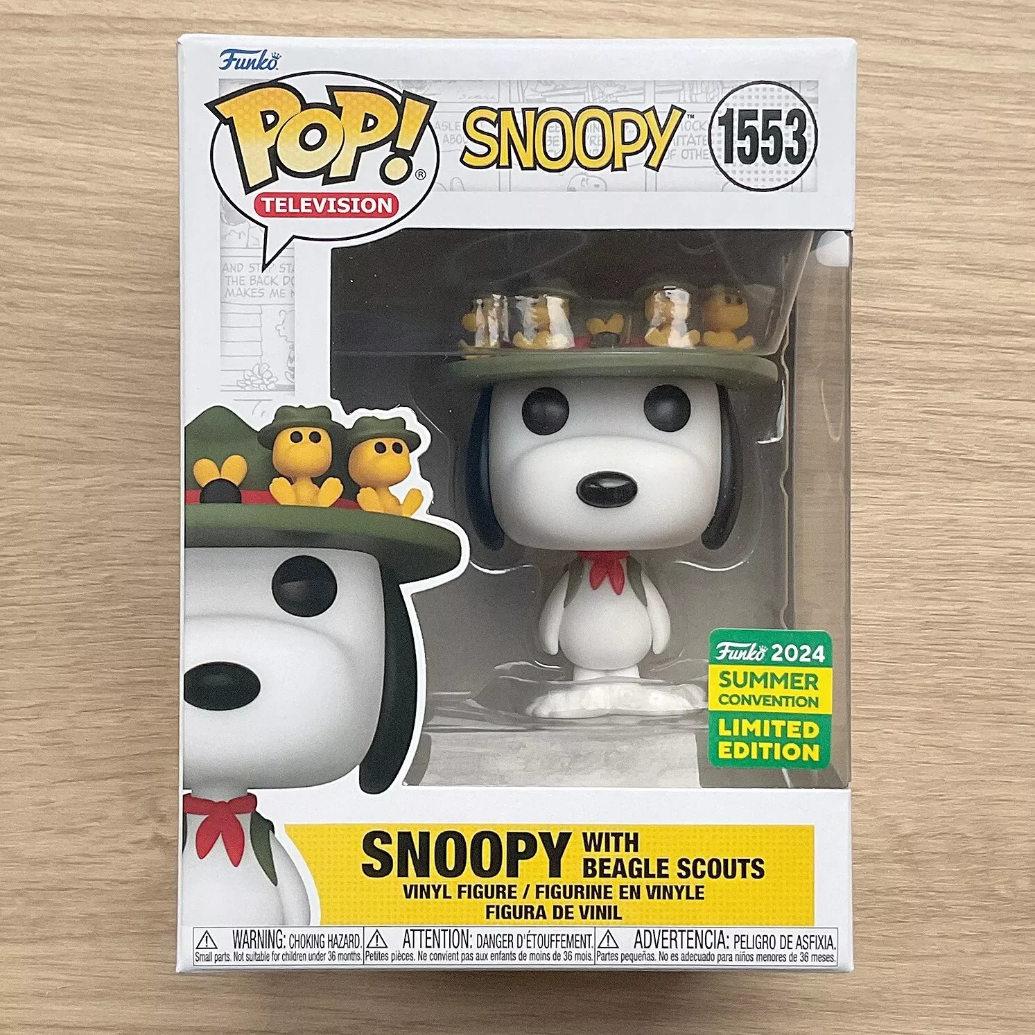 

Фигурка аниме Funko Pop Snoopy with Beagle Scouts, виниловые фигурки, 3,75 дюйма, модель игрушки, коллекционные фигурки ограниченного выпуска, подарок