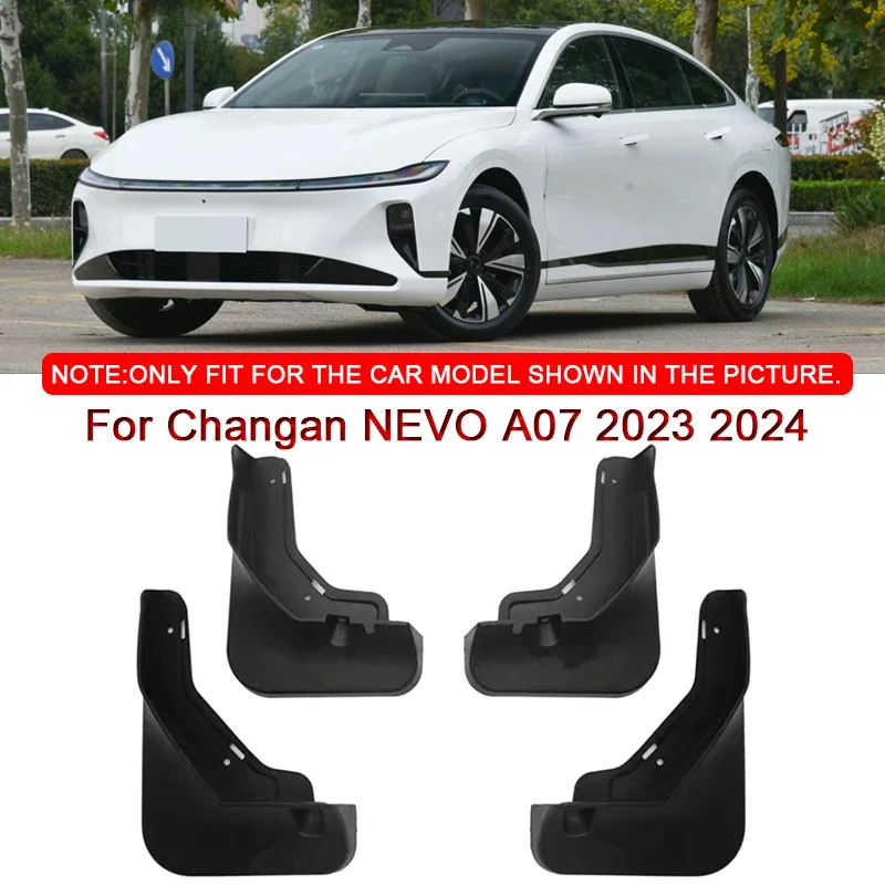 

For Changan NEVO A07 2023 2024 Car Styling ABS Car Mud Flaps Splash Guard Mudguards MudFlaps Front Rear Fender Auto Accessories