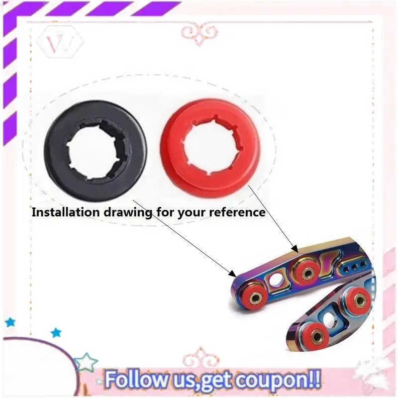 

Portable 12Pcs/Lot Lower Control Arm Rear Camber Kit Replacement Bushings EP-CA0111 For Honda Civic 88-05 Ek Eg Es