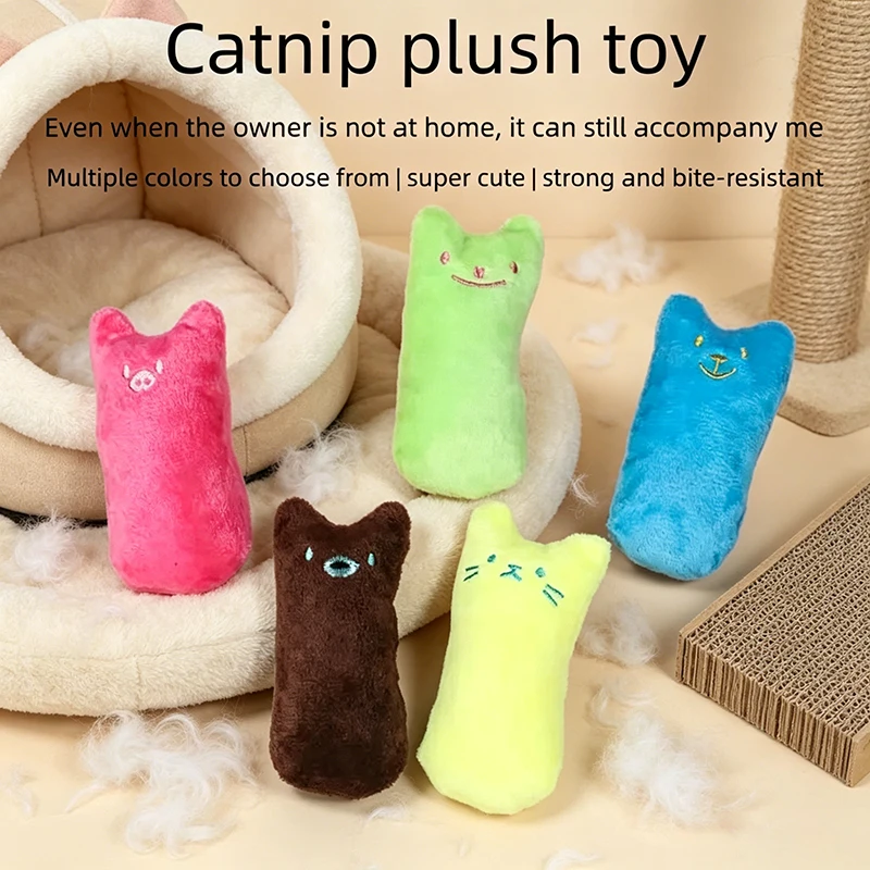 Katzenminze-Spielzeug für Katzen, Interaktives Kissen-Spielzeug, Katzenminze-Zubehör, Zahnreinigungskissen, Minze-Katzenspielzeug MMWJ102