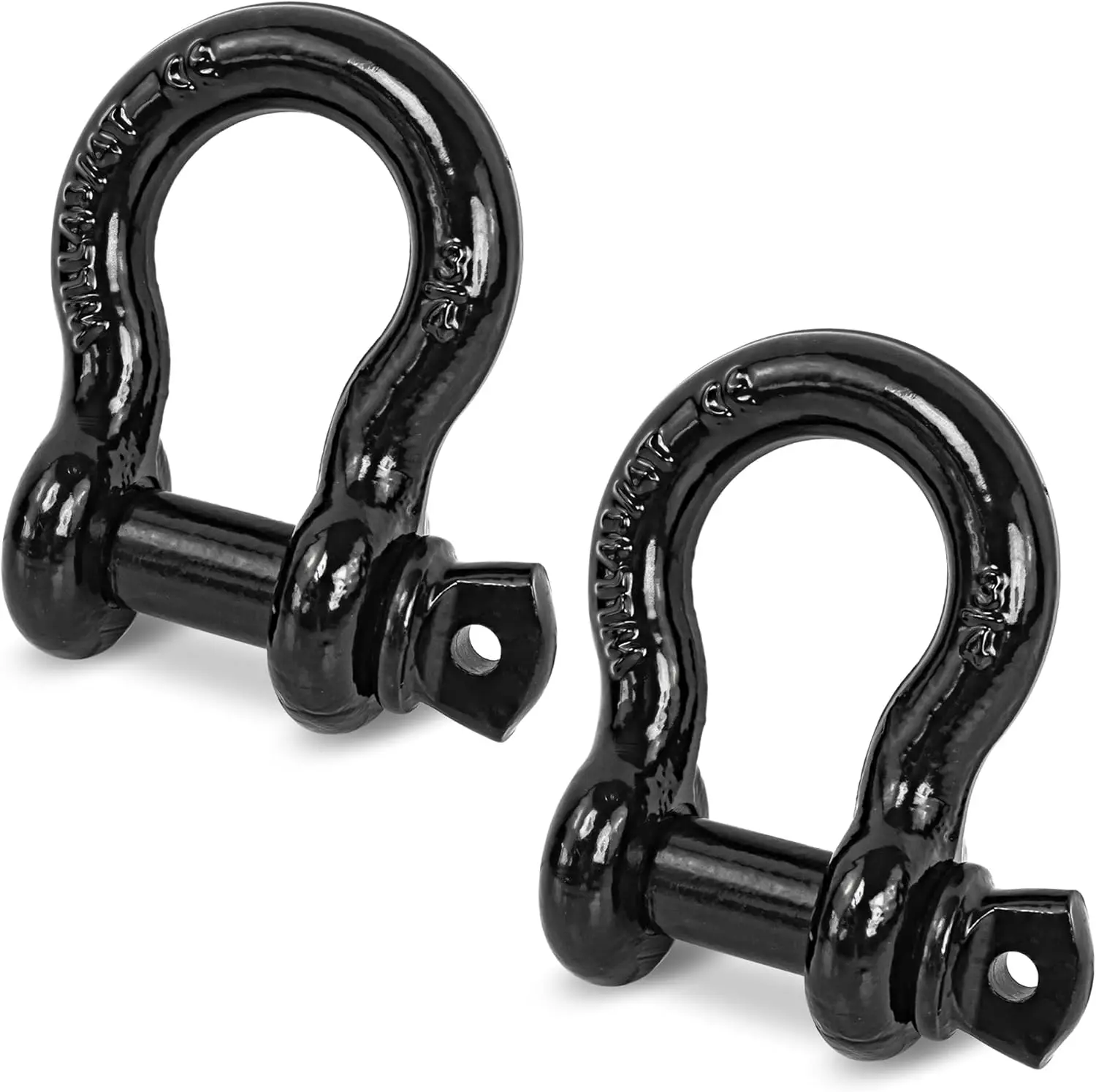 

3/4" D Ring Shackles with 7/8" Screw Pin, 44,000lbs Break Strength for Tow Strap, Jeep, SUV, Trailer