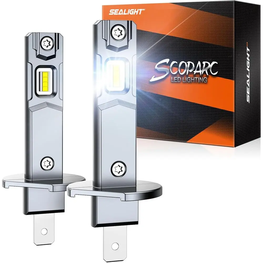 

Super Bright 50,000LM Mini Fog Lights, 6500K Cool White, 15,000 RPM Cooling Fan, Easy 3-Minute Install, 2-Pack