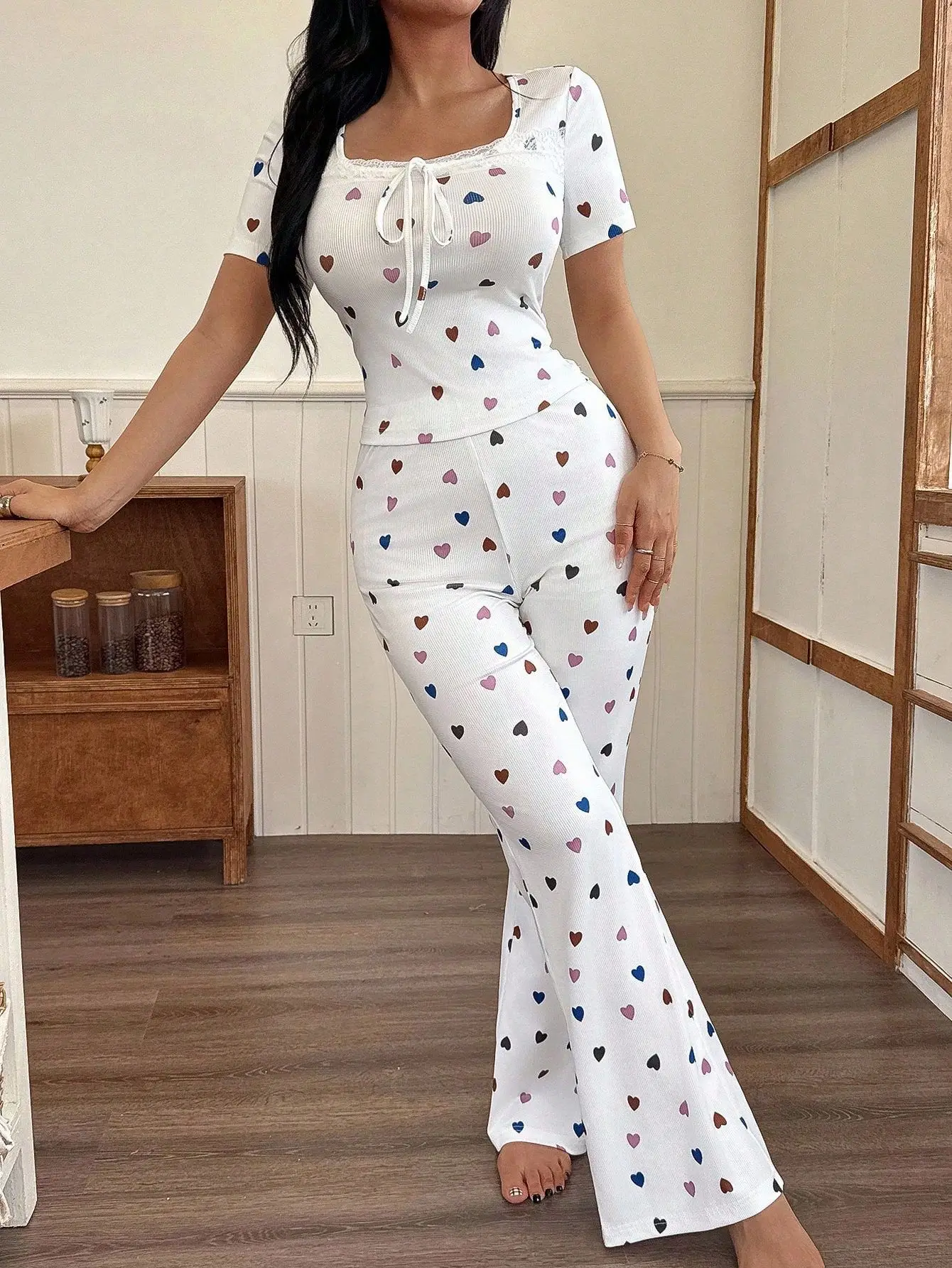 Women's Pajamas Set Pajama Sets Women's Home Suit Sexy Shopping Pjs Woman Set Sleepwear for Sleeping Pants Clothes Nightwear