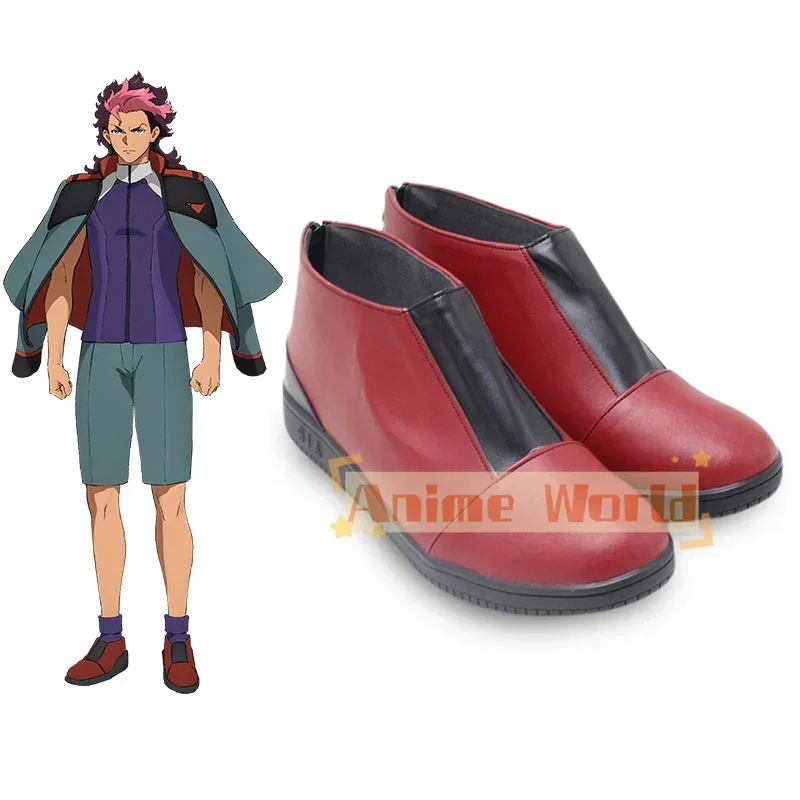 البدلة المتنقلة جاندام الساحرة من ميركوري جويل جيتورك أحذية كوسبلاي مصنوعة حسب الطلب دعائم حفلات الهالوين