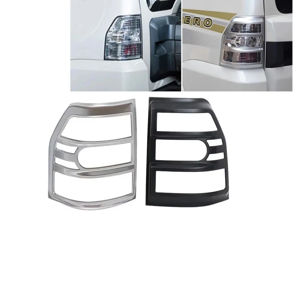 

2 Pcs Rear Lights Chrome or Black Frame for Pajero V90 5 Door Not for 3 Door 8330A093 Tail Lamp Cover for Montero for Shogun