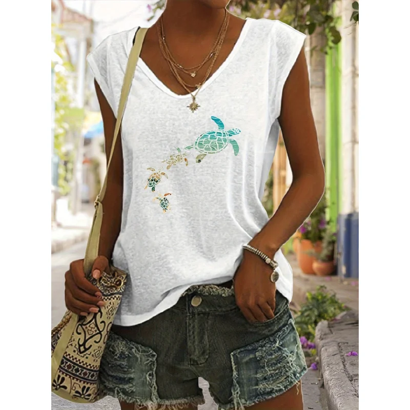 

-back heart, sleeveless casual top, suitable summer and spring, Women's wear
