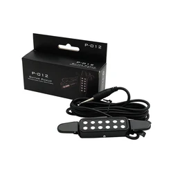 Pastilla de guitarra acústica con orificio de sonido, receptor de Cable de 3 metros, bajo nivel de ruido, accesorios de guitarra profesional, P-012