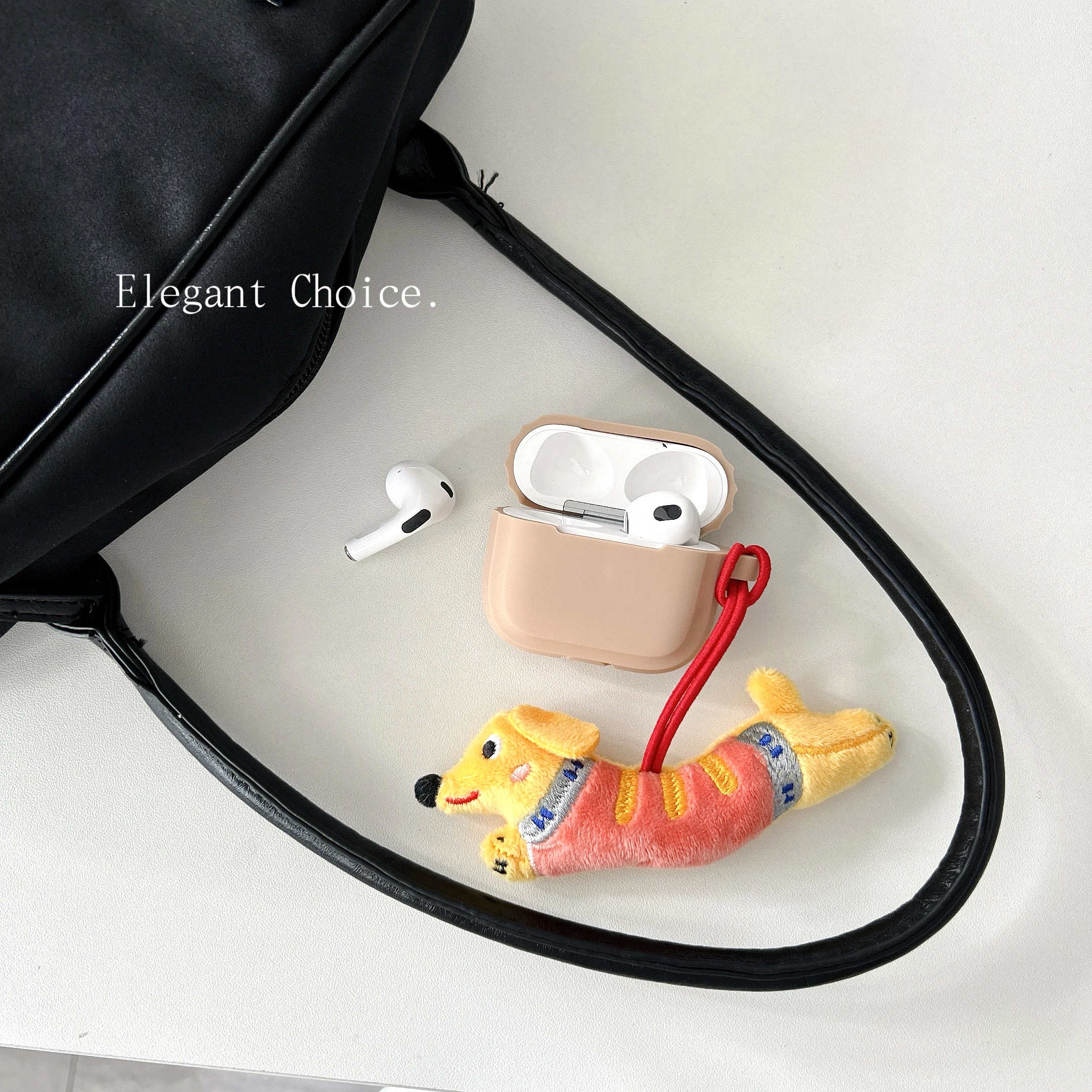 Puppy pendant For Airpods Case,Shockproof Protective Earphone Silicone Cover For Airpods 4 3 Pro Case For Boys Girls Kids Funda