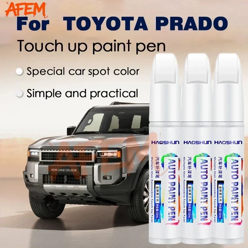 Professional Touch-Up Pens For Toyota Prado -2000 & 2024 - GX, GXL, VX - Color Options Black  White Red Green Gray Polar Grey