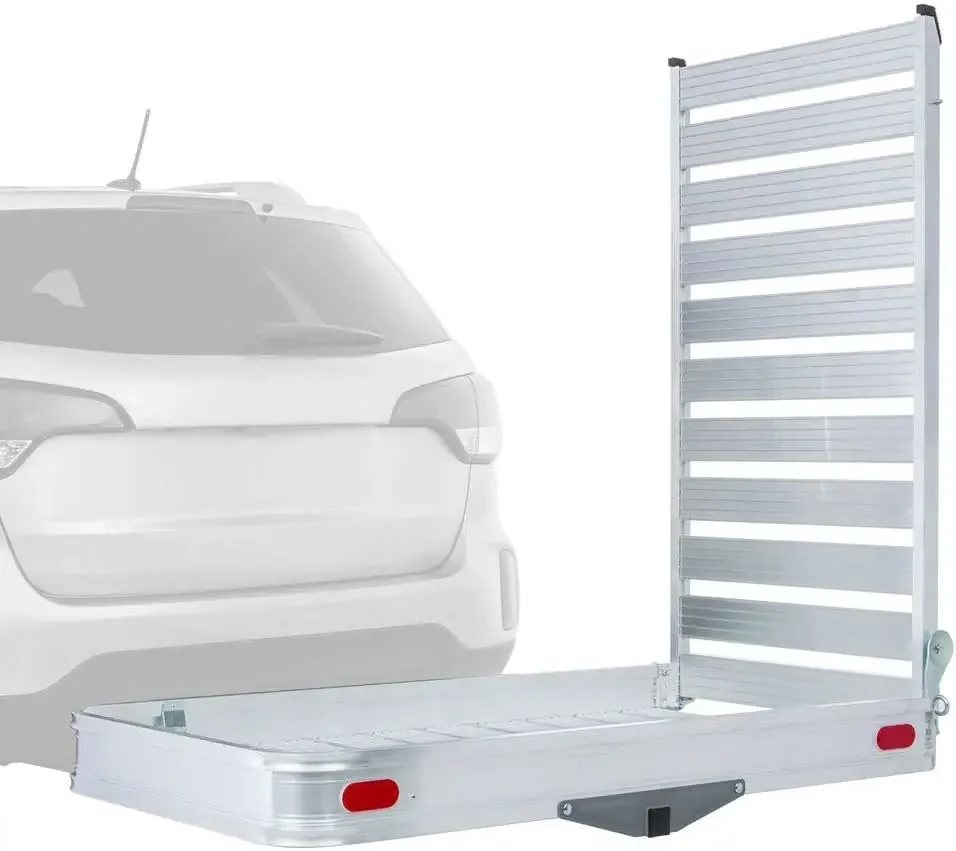 Ramps Elevate Outdoor ACC-500 Premium Aluminum Cargo Carrier with Ramp - 500 lb Cap