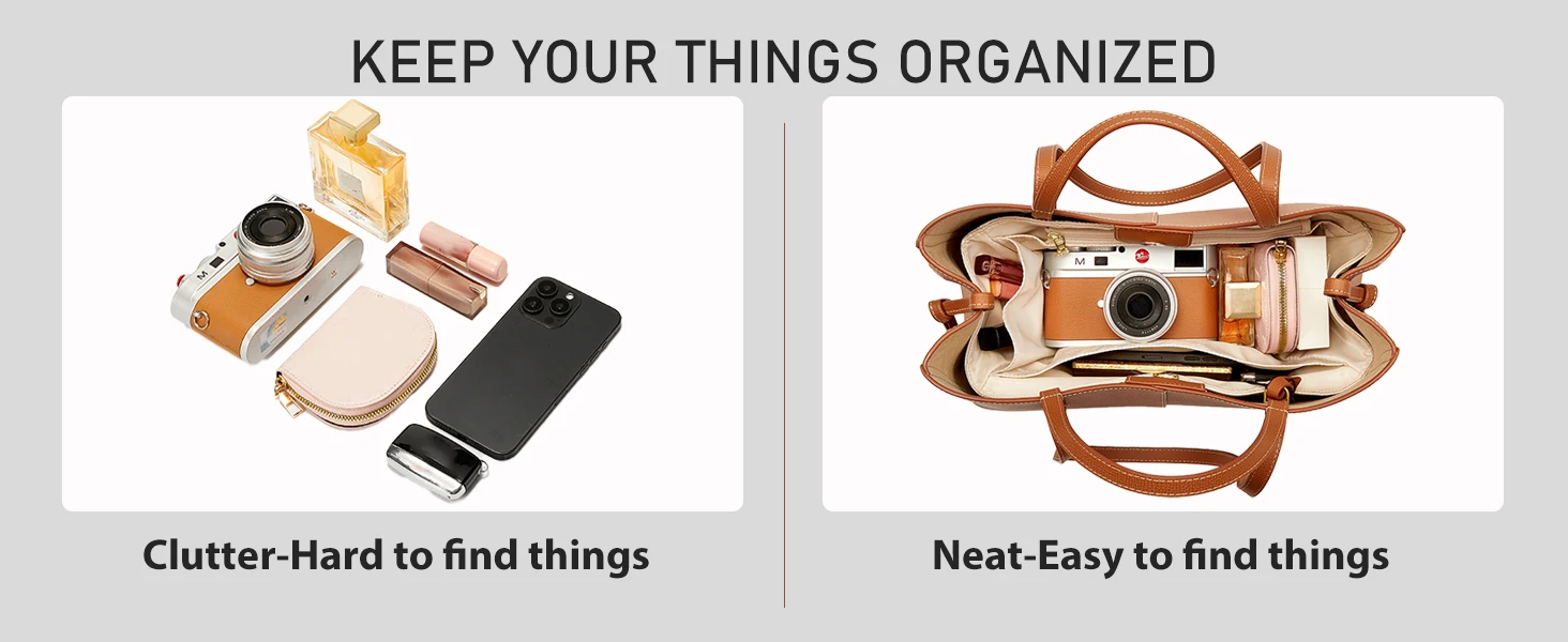 Taschenorganizer-Einsatz für Cyme Mini aus Nylonmaterial, superstark, passend für Taschen, Handtaschen-Einsatz, Taschenzubehör – Detail 2
