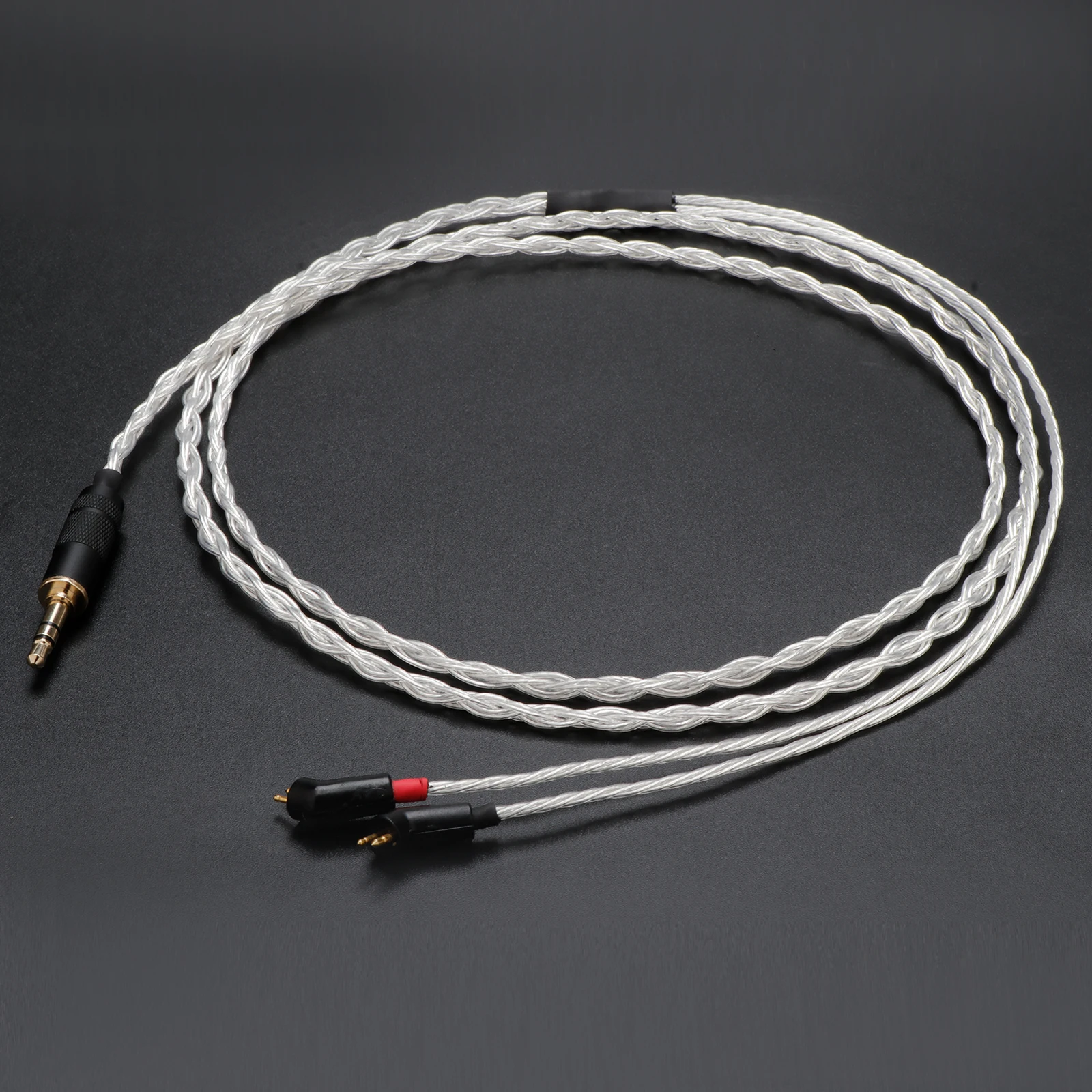 HiFi Earphone Upgrade Cable OCC Silver Plated Etymotic Cable 24K Gold-Plated 2.5mm 4.4mm Plug For ER4SR ER4XR ER3XR ER3SE ER2XR