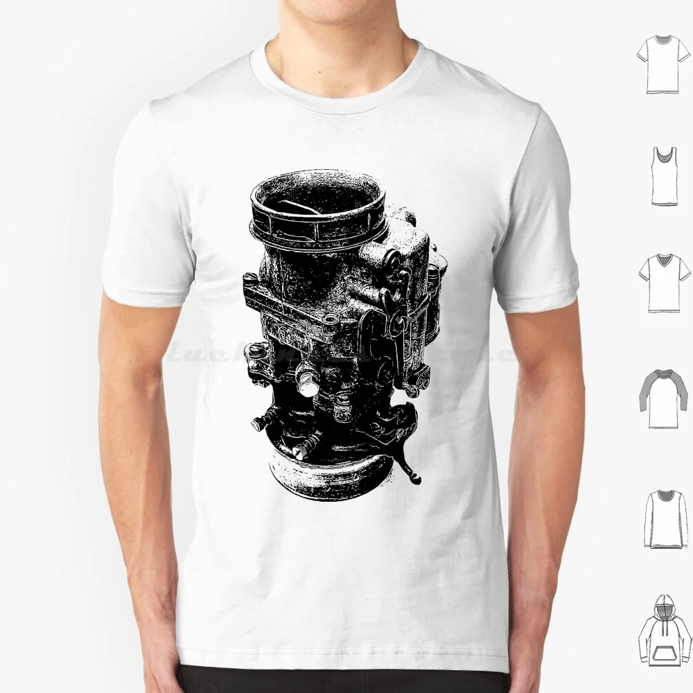 Fuel Me Up, seine Carby-Zeit! T Shirt Männer Frauen Kinder 6xl Mechaniker Carby Vergaser Motor Stromberg 1950er Jahre Retro Flathead