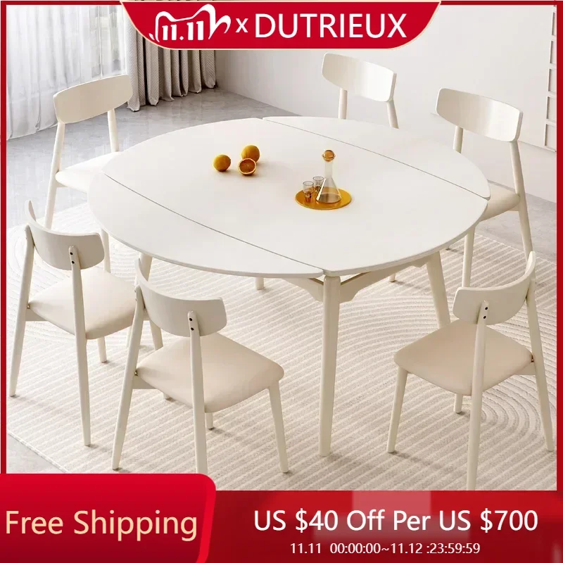 

Breakfast Modern Dining Table White Industrial Luxury Design Dining Table Nordic Minimalist Mesas De Jantar Home Furniture