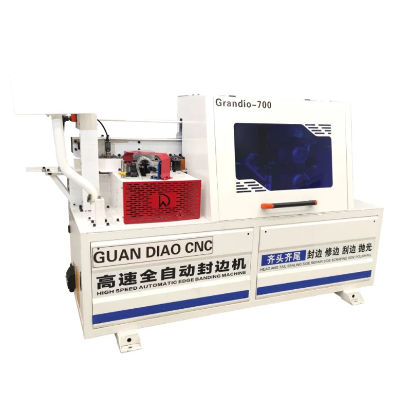 Pvc Melamine Plastic Edge Band Office Furniture Edgebander Enchapadora De Cantos 1800 Curve and Line Board Edge Banding Machine