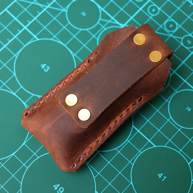1 قطعة جلد البقر الحقيقي غمد ل Nextool كماشة أدوات سكين للفرد سكاكين الجيش السويسري غطاء حقيبة التخزين أصحاب #5