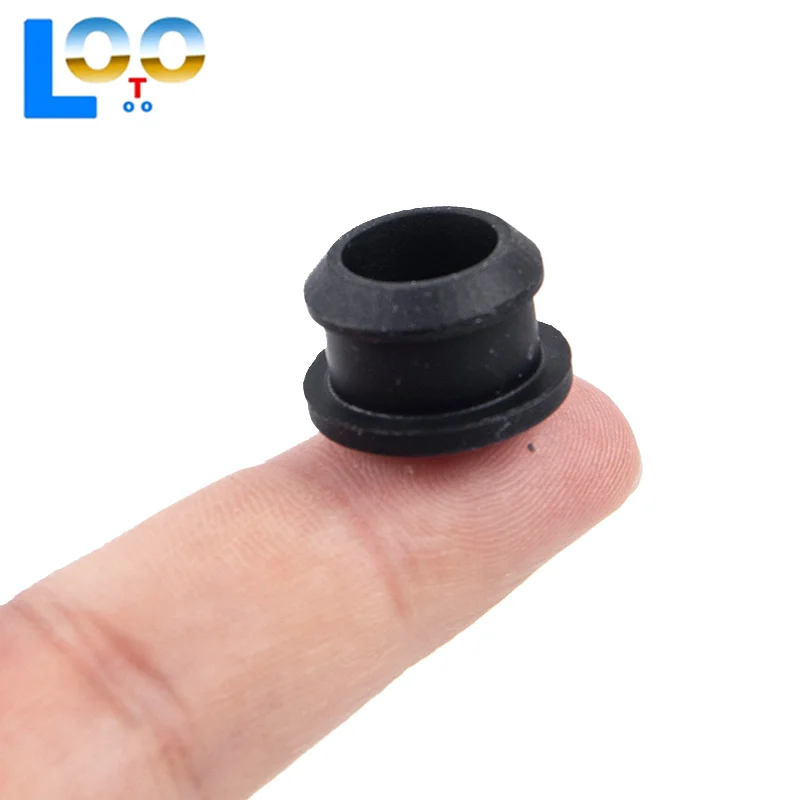 

10pcs Silicone Rubber Snap-on Hole Plug 2.5-14mm Blanking End Caps Seal Stopper