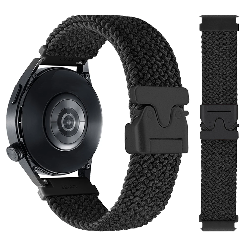 Нейлоновый ремешок для HUAWEI WATCH GT 5 Pro 4 46 мм, ремешок для HUAWEI GT 3 2 42 мм HONOR Magic Watch 4 GS, плетеный мягкий браслет 20 мм 22 мм