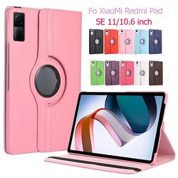 Für xiaomi redmi pad se 10,61 11 zoll xiaomi pad 6 5 5pro 11 mi pad zoll xiaomi pad 5 stand pu leder drehbares gehäuse