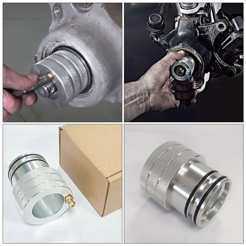 

Wheel Bearing Lubricator Greaser Tool for Accelerator Small Part Replacement Metal Silver Car Tools
