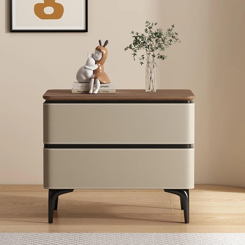 

European Storage Night Table Exquisite Glamour Simple Beauty Bedside Storage Luxury Mesitas De Noche Bedroom Furniture