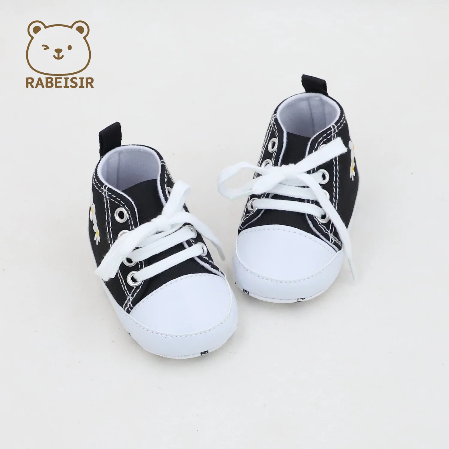 

Весенне-осенняя детская парусиновая обувь для детей 0–1 года и полурачная обувь для предварительной ходьбы, противоскользящая дышащая обувь с вышивкой