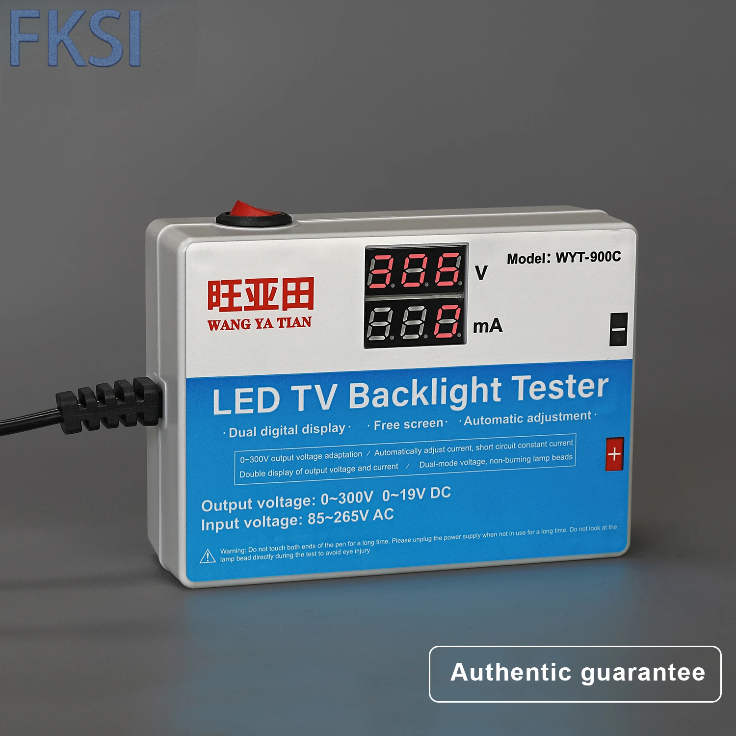 Imagem -05 - Led Backlight Tester com Tensão e Exibição Atual Novos Presentes Conjunto de Barras de Manutenção de tv Saída 0300v