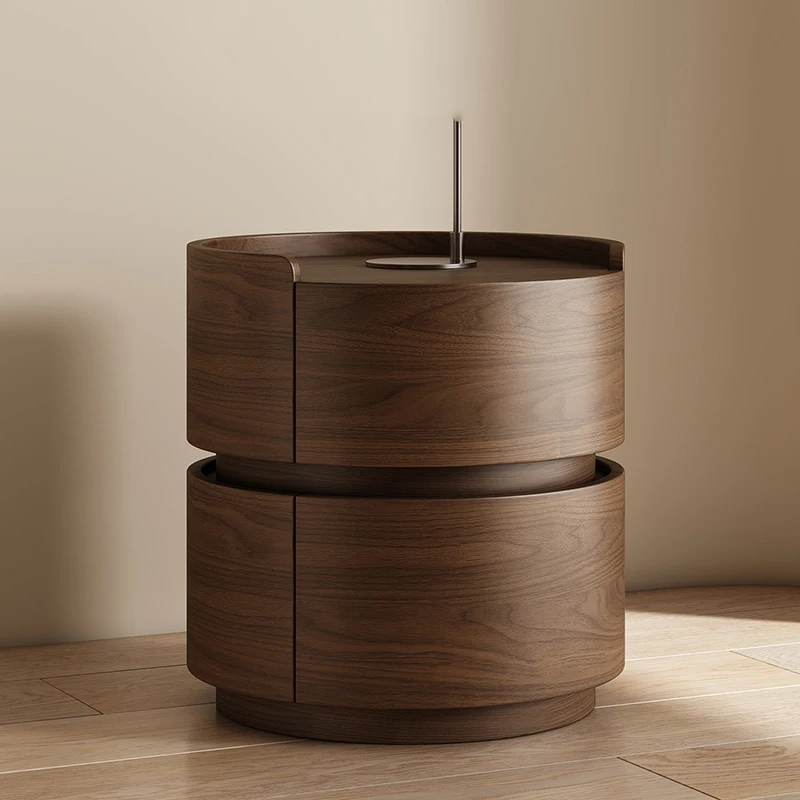 Premium Aesthetic Bedside Table Bedroom With Drawers Side Small Nightstands Nightstand Wooden Delicacy Tocador Home Furniture
