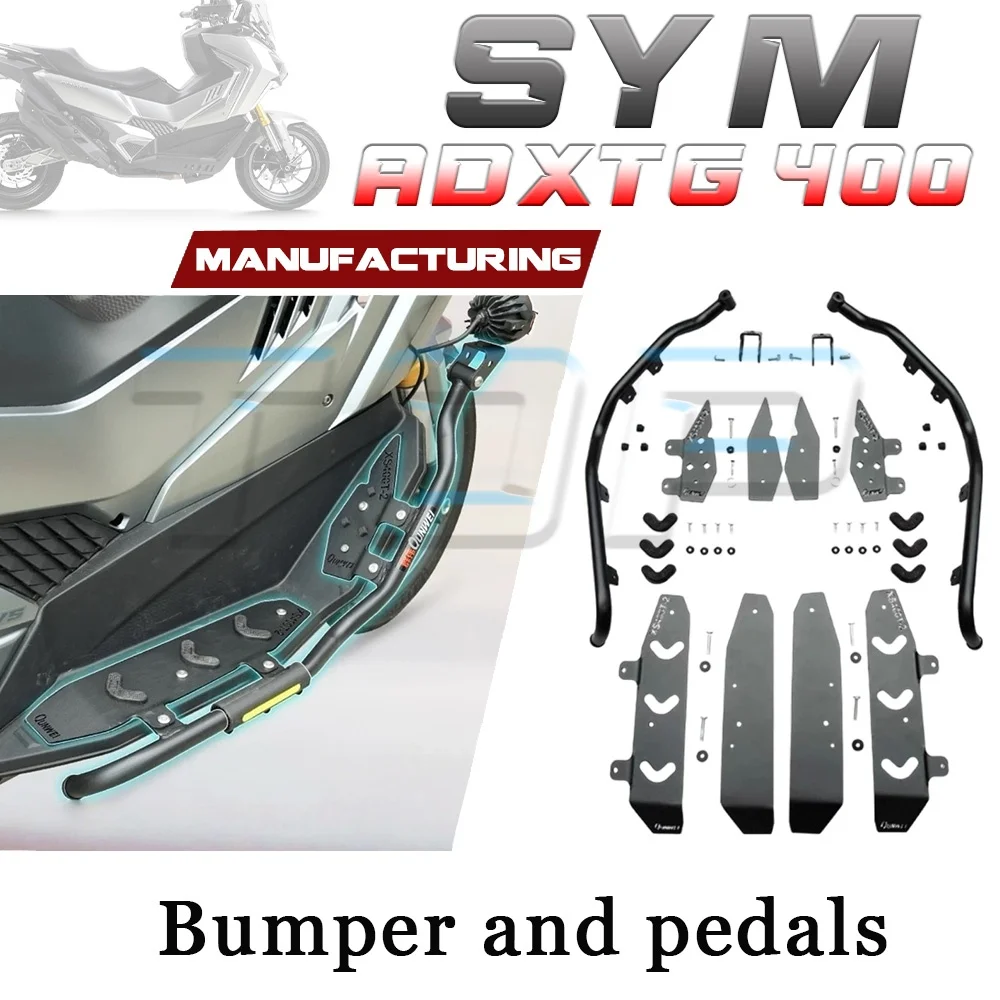 

Foot pedal red and black rubber accessories SYM ADXTG 400 black spotlight front pole adxtg 400 400adxtg 400 ADXTG