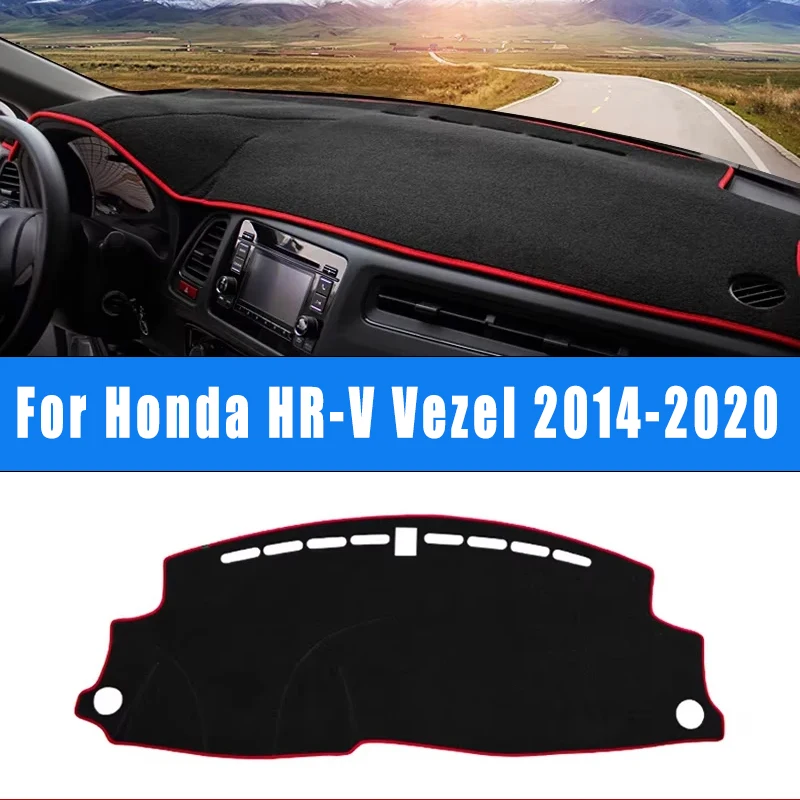 

For Honda HR-V HRV Vezel 2014-2020 Car Dashboard Mat Dash Covers Sun Shade Non-slip Pad Accessories 2019 2018 2017 2016 2015