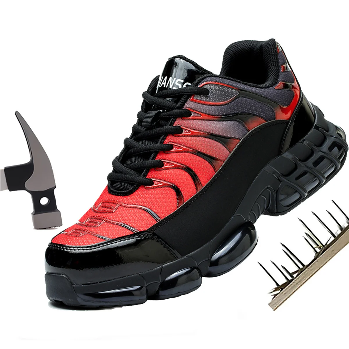 

New Men Women Safety Shoes Anti-smash Anti-puncture Work Shoes Breathable Lightweight Work Sneakers Indestructible Shoes Boots