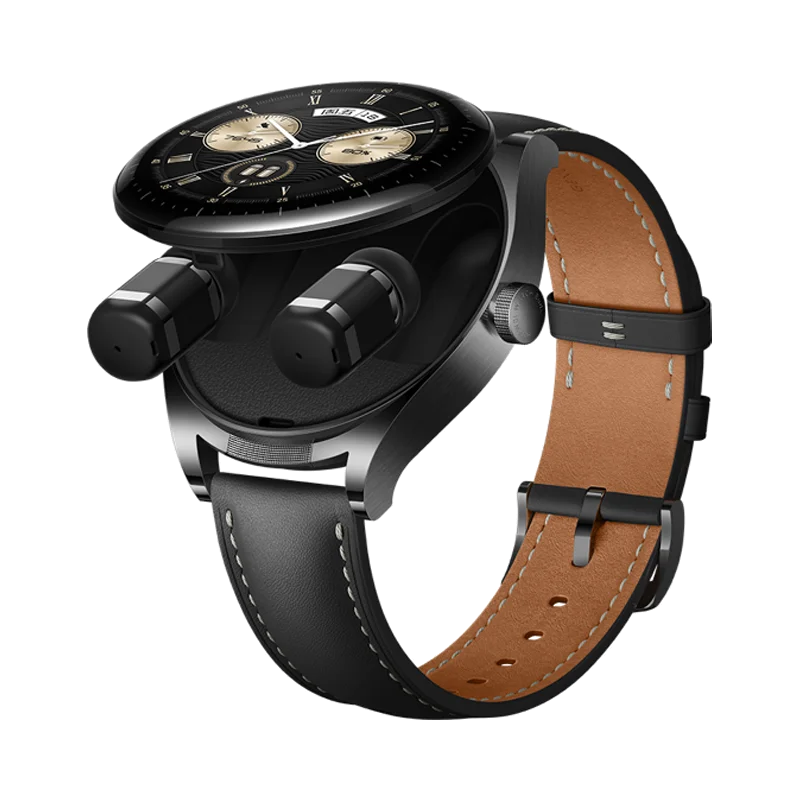 HUAWEI WATCH Buds Earphone layar warna AMOLED 1,43 inci versi Cina dan jam tangan panggilan pengurangan kebisingan AI 2 in 1