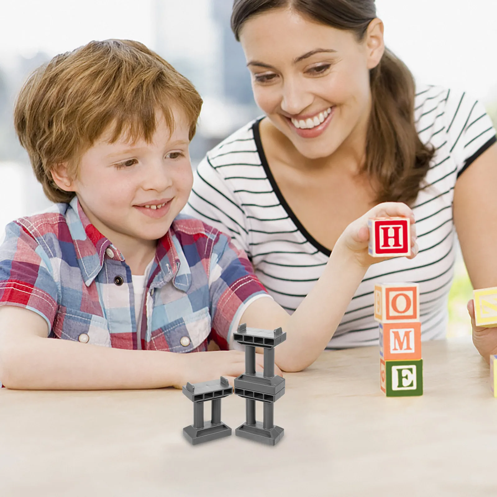 

Набор из 3-х имитационных мостовых опор для железной дороги, аксессуары для сборки DIY-моделей, для сада и двора