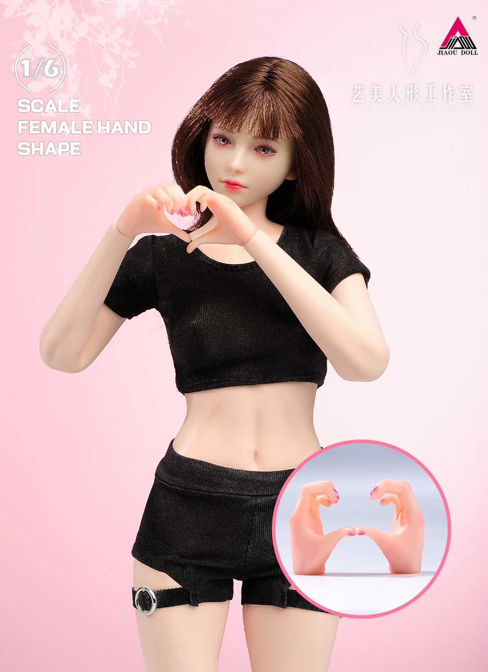 4 paia 1/6 trucco gesto forma della mano modello accessori per il corpo misura 12 ''YM ANT soldato femminile Action Figure bambole del corpo