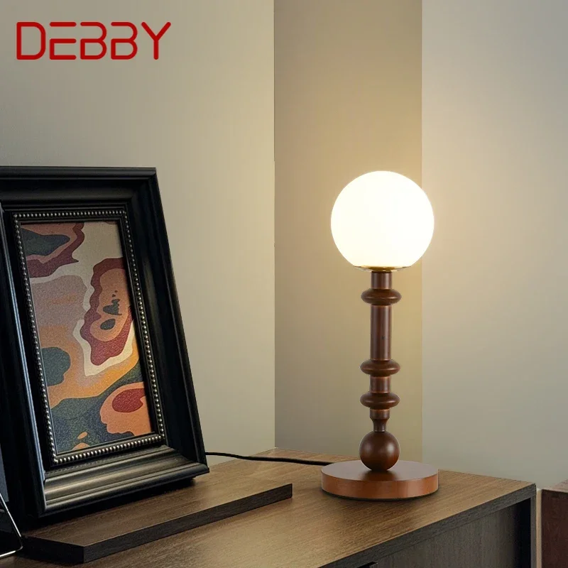 DEBBY Contemporary Table Lamp Retro Creativity Living Room Study Villa Hotel Bedroom LED Bedside Desk Light