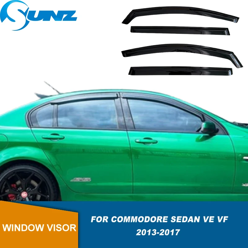 

4pcs Weathershields Window Visors For Commodore Sedan VE VF 2013 2014 2015 2016 2017 Weathershields Sun Rain Deflectors