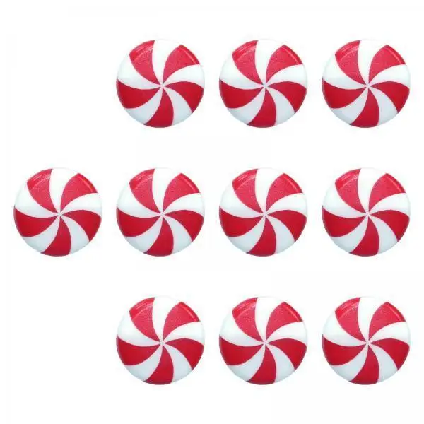 2-6pack 10x Christmas Decorative Knob Covers Round Silicone for Door Cabinet