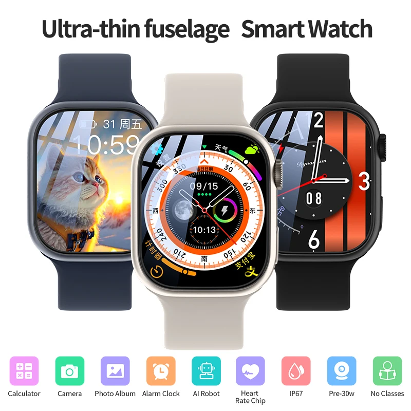 4G GPS 2.02 Inch AMOLED Screen JC01 Smartwatch IP67 Waterproof Heartrate Monitor Sport Mode LBS Positioning Smart Watch