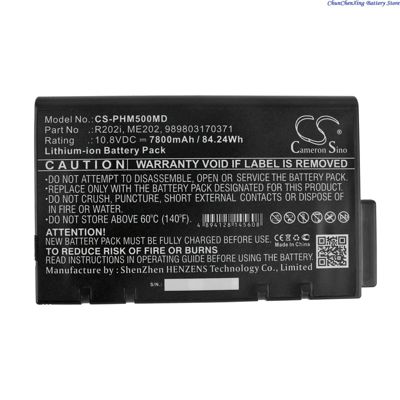 10.8V 7800mAh Medical battery R202i ME202 ME202A ME202H ME202B for Philips 863302 863303 863304 863317 863320 863321 863322+TOOL