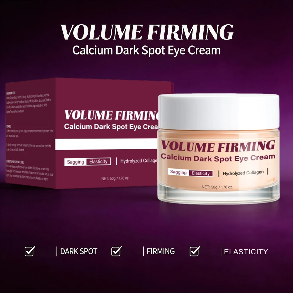 Calcium Dark Spot Eye Cream for Women Reduces Dark Circles, Skin Firming, Improves Elasticity ,Korean Cosmetics,50g
