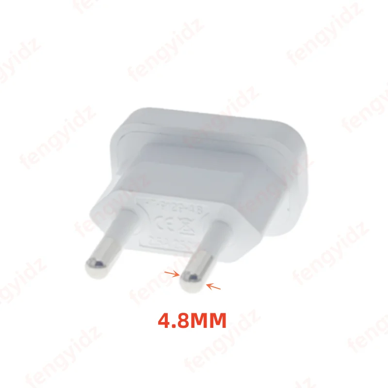 1-5 Stück 4,0/4,8mm Stromstecker-Adapter US zu EU Euro Europa-Stecker Stromstecker-Konverter Reiseadapter Stromwandler-Steckdose