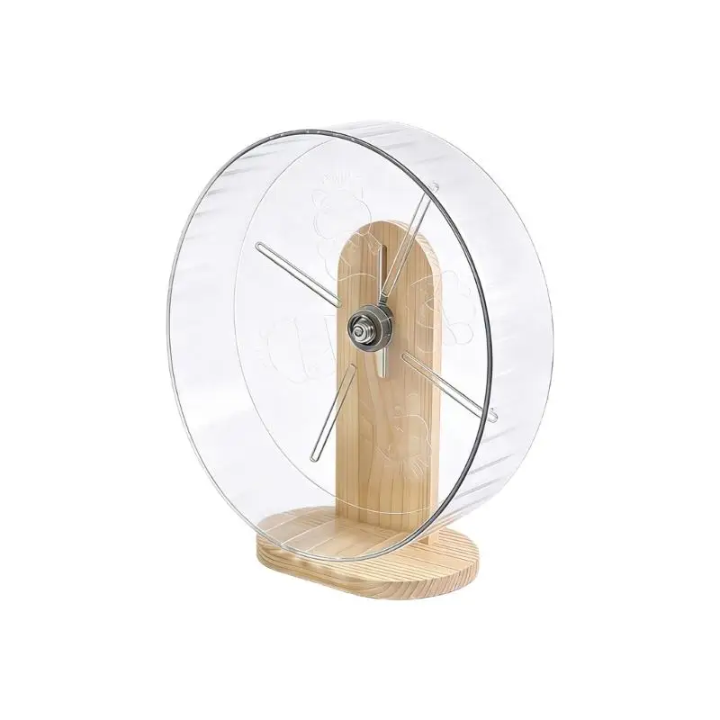 E8BD Quiet Rolling Exercise Wheel Hamster AntiSlip Base Running Wheel For Small Pet