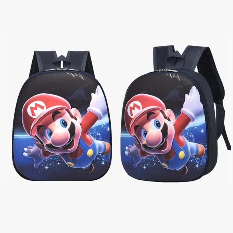 Super Mario Bros Backpacks Anime 3D Mario Schoolbags for Children Kindergarten Supplies Large Capacity Kids Shoulder Bag Gifts