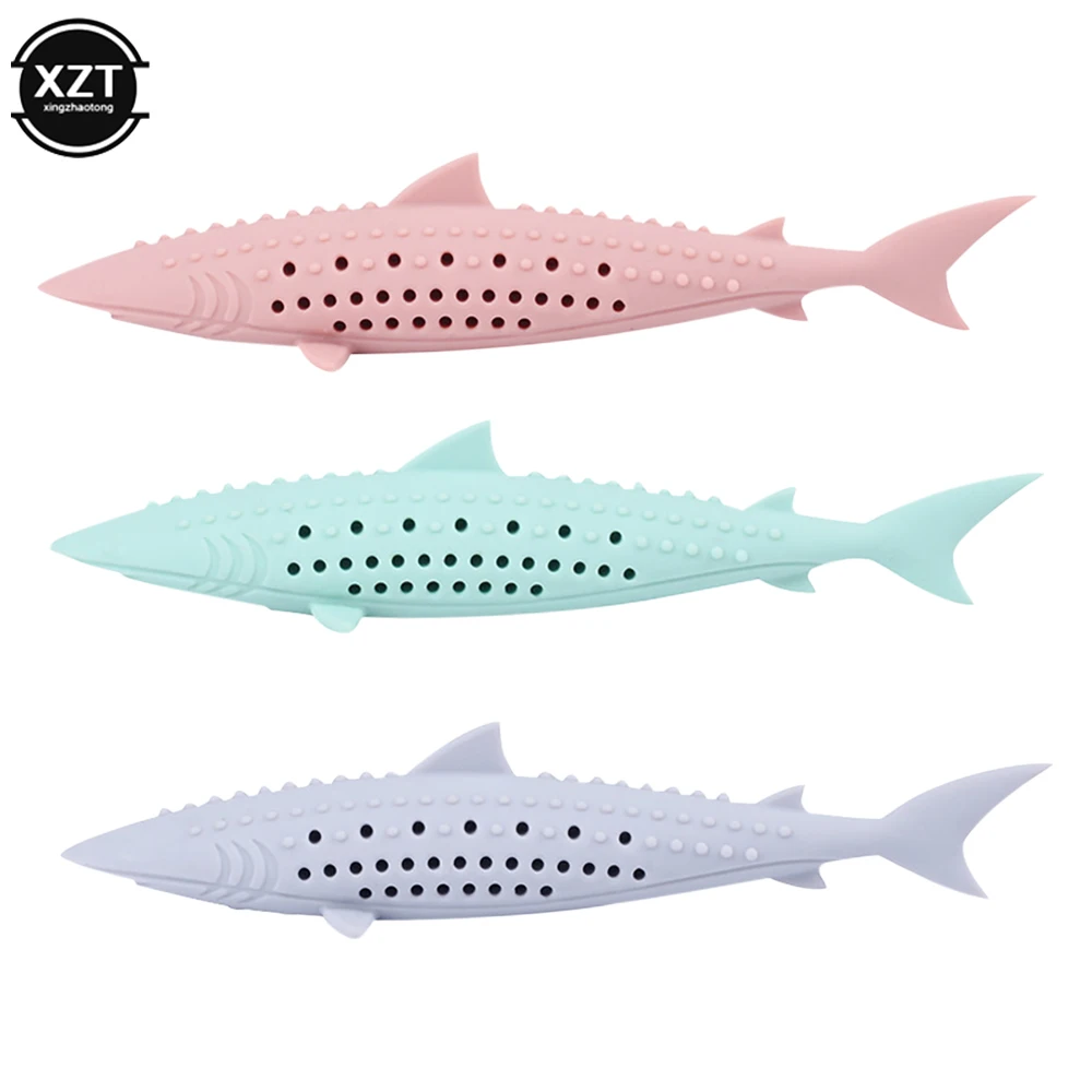 Silicone Mint Fish Cat Toy Pet Catnip Soft Clean Teeth Toothbrush Chew Cats Toys Molar Stick Teeth Cleaning Pet Products New