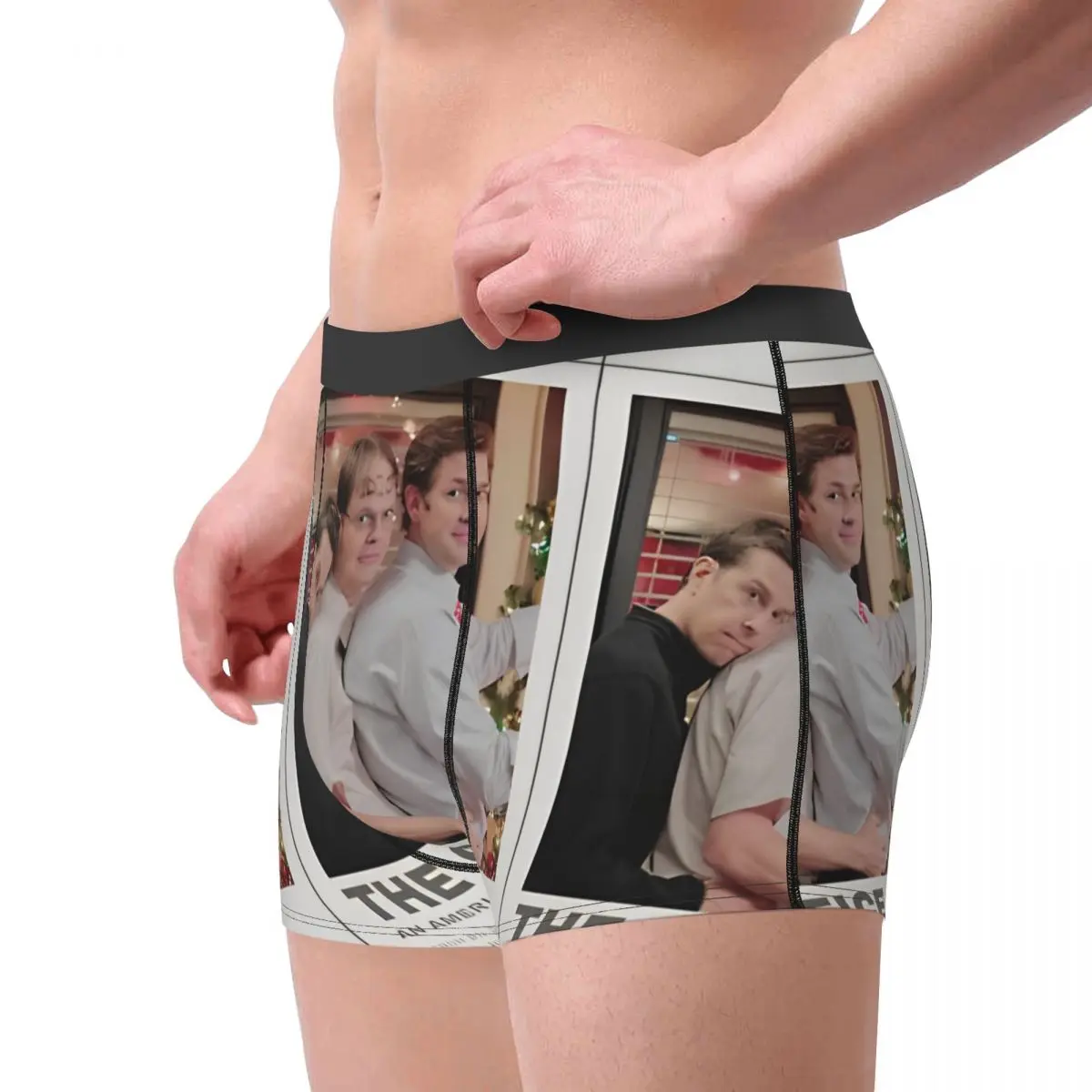 The Office An American Workplace Man Underwear Boxer Briefs Shorts Panties Sexy Polyester Underpants for Homme Plus Size