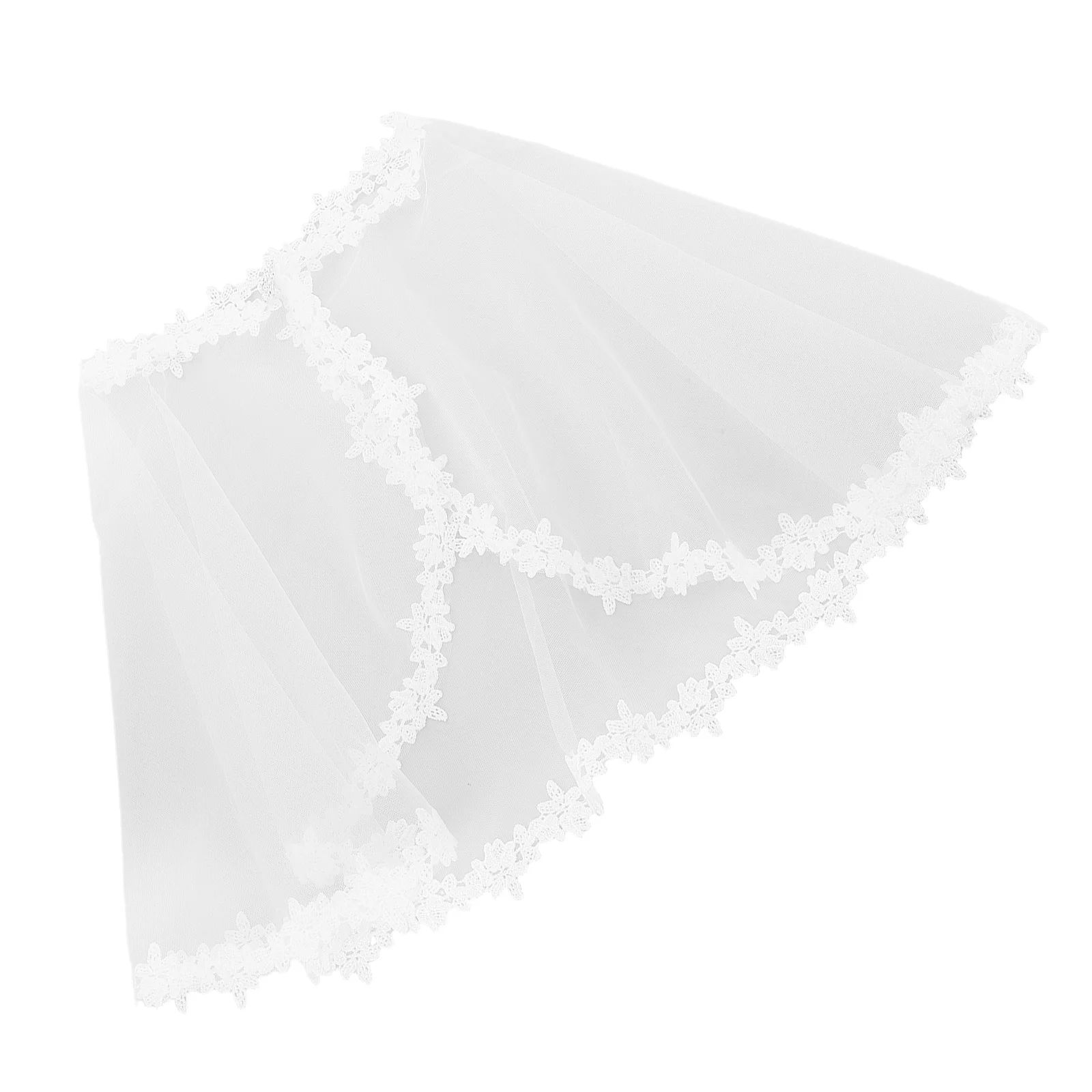 

Белый кружевной палантин для девочек: Детский нарядный шаль для платьев подружек невесты, легкий шифоновый платок для свадеб, вечеринок, весны и лета